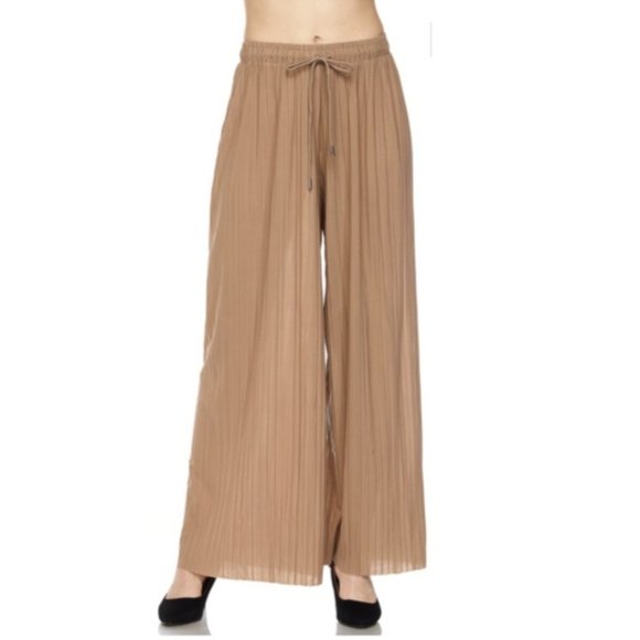 New Mix Pants - Wide-Leg Palazzo Pants